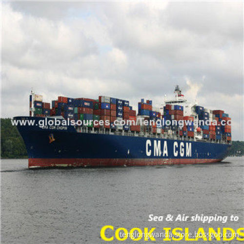 Shipping Service to Rarotonga of Cook Island from Guangzhou and Tianjin